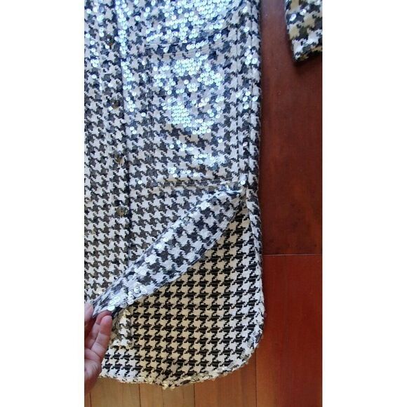 LIMITED EDITION Zara Houndstooth Overshirt, Sze M - Picture 11 of 15